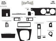 Alfa Romeo 145/146 1994–2001 Instrumentbordbeklædning (Alfa 145 og 146) Aluminium foto 3