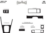BMW 3-serie E30 1982–1994 Instrumentbordbeklædning Mørkt træ foto 3