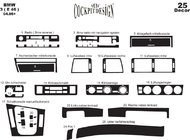 BMW 3-serie E46 1998–2006 Interiørpanel-lister Titan foto 5