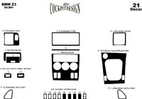 BMW Z3 1999–2002 Instrumentbordlister til BMW Z3 foto 3