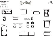 Chevrolet Blazer 1995–2005 Instrumentbordbeklædning foto 2
