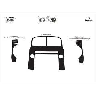 Instrumentbordbeklædning Daihatsu Sirion 2005–2015 foto 3