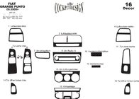 Fiat Punto Grande/EVO 2006–2018 Dekor til instrumentbord foto 3