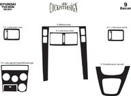 Hyundai Tucson JM 2004– Instrumentpanelbeklædning (assorteret) Aluminium foto 5