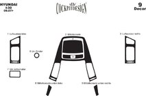 Hyundai I-30 2007–2011 Instrumentbordbeklædning Small Trælook foto 3
