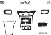 Opel Astra H 2004–2013 Instrumentbordbeklædning Carbon foto 4
