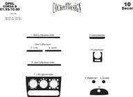 Opel Corsa B 1993–2004 Instrumentbordbeklædning Carbon foto 3