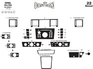 Opel Vectra C 2002–2008 Instrumentbordbeklædning Aluminium foto 6