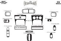 Seat Leon 1999–2005 Instrumentbordbeklædning Carbon foto 5