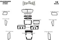 Volkswagen Passat B6 2006–2012 Instrumentbordbeklædning Carbon foto 5