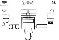 Volkswagen Bora 1998–2004 Interiørtuning til bil Aluminium foto 5
