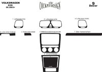 Volkswagen EOS 2006–2011 Instrumentbordbeklædning Aluminium foto 3