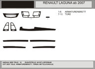 Renault Laguna 2007–2015 Instrumentbordslister (Hartman, Polen) Rød foto 1