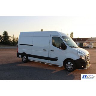 Siderør BB002 (2 stk., rustfrit stål) Opel Movano 2010–2021 foto 2