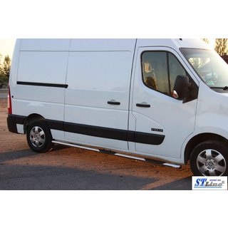 Siderør BB002 (2 stk., rustfrit stål) Opel Movano 2010–2021 foto 4