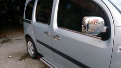 Renault Kangoo 2008–2020 Udvendige vindueslister (4 stk., rustfrit stål) 4 stk., Carmos – tyrkisk stål foto 1