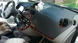 Renault Kangoo 2008–2020 Instrumentbordbeklædning Aluminium foto 3