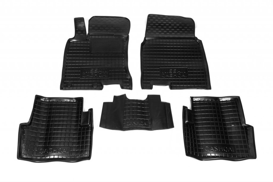 Nissan Qashqai 2007–2010 Gummimåtter med høj kant (Autogumm) Image