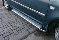 Volkswagen Caddy 2004–2010 Sidetrin Omsa MSline (2 stk., aluminium) foto 1