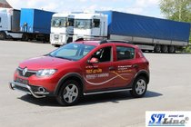 Renault Sandero 2013–2022 Siderør BB001 (2 stk., rustfrit stål) 60 mm foto 7
