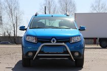 Renault Sandero 2013–2022 Forreste kofangerbøjle WT006 (rustfrit stål) foto 2