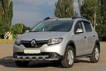 Dacia Sandero 2013–2020 Frontbøjle ST015 (rustfrit stål) foto 1
