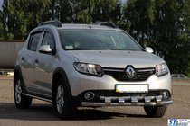 Dacia Sandero 2013–2020 Frontbøjle ST015 (rustfrit stål) foto 4