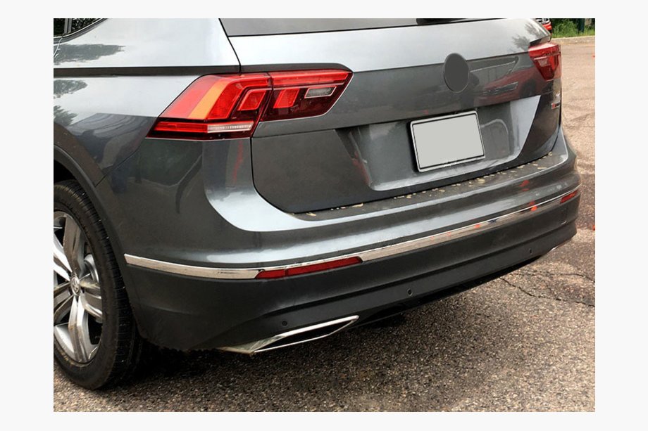 Volkswagen Tiguan 2016–2023 Kantbeskyttere til bagkofanger 2016-2020 (3 stk., rustfrit stål) Image