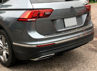 Volkswagen Tiguan 2016–2023 Kantbeskyttere til bagkofanger 2016-2020 (3 stk., rustfrit stål) foto 1