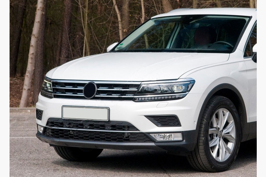 Volkswagen Tiguan 2016–2023 Krom kantlister til grill og forlygter 2016-2020 (3 stk., rustfrit stål) Foto 1