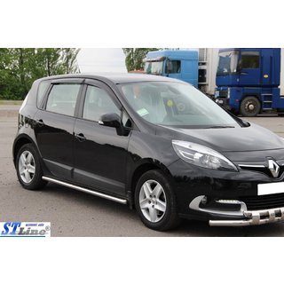 Siderør BB001 (2 stk., rustfrit stål) Renault Scenic/Grand 2009–2016 foto 2