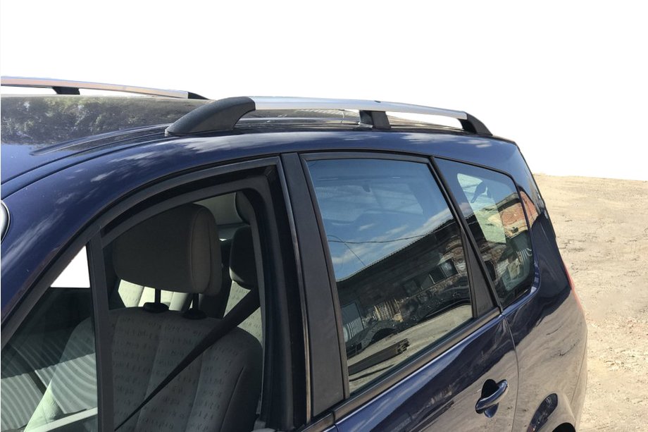 Renault Scenic/Grand 2003–2009 Tagrælinger i krom (2 stk.) Image