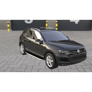 Sidetrin Tayga Grey (2 stk., aluminium) foto 2