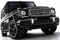 Mercedes G-Klasse W463 1990–2018 AMG frontkofanger G63/G65 (komplet) foto 6