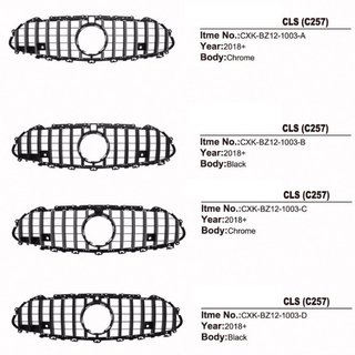 Frontgrill (2005-2008, Diamond Silver) Mercedes CLS C219 2004–2010 foto 3