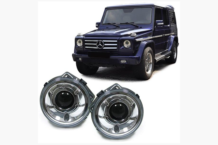 Mercedes G-Klasse W463 1990–2018 Forlygter (lille type, 1989-2006) Image