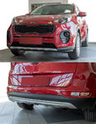 Kia Sportage 2015–2021 Front- og bagkofanger læbespoiler 2015-2019 V2 (plast) foto 2
