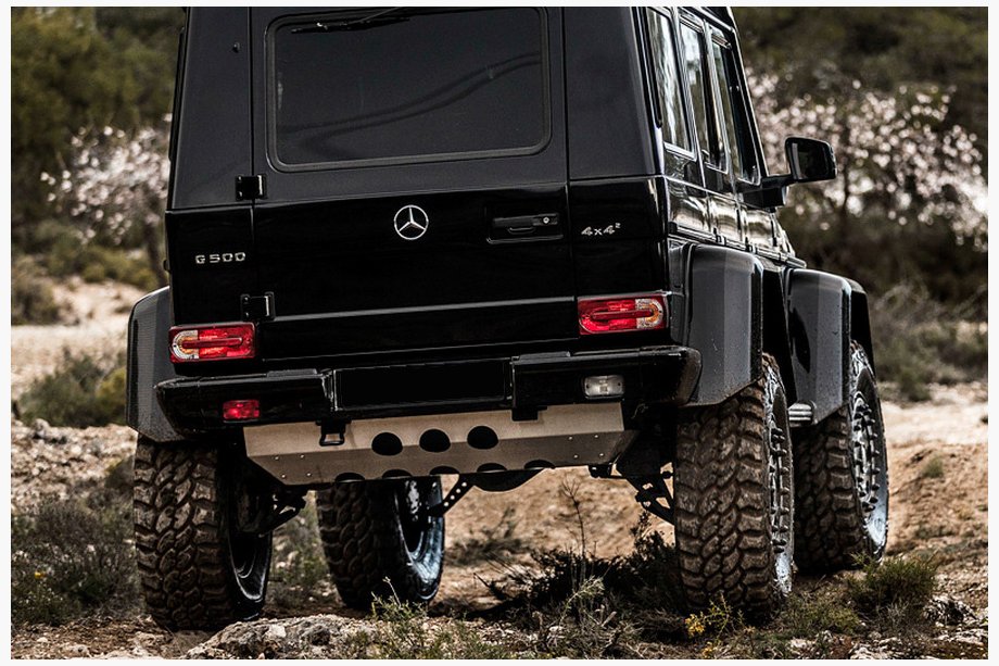Mercedes G-Klasse W463 1990–2018 Bagkofangerbeskyttelse (brændstoftank) Image