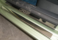 Seat Cordoba 2000–2009 Nataniko dørtrinslister (8 stk., rustfrit stål) Standard - Lohmann tape, 0,5 mm foto 1