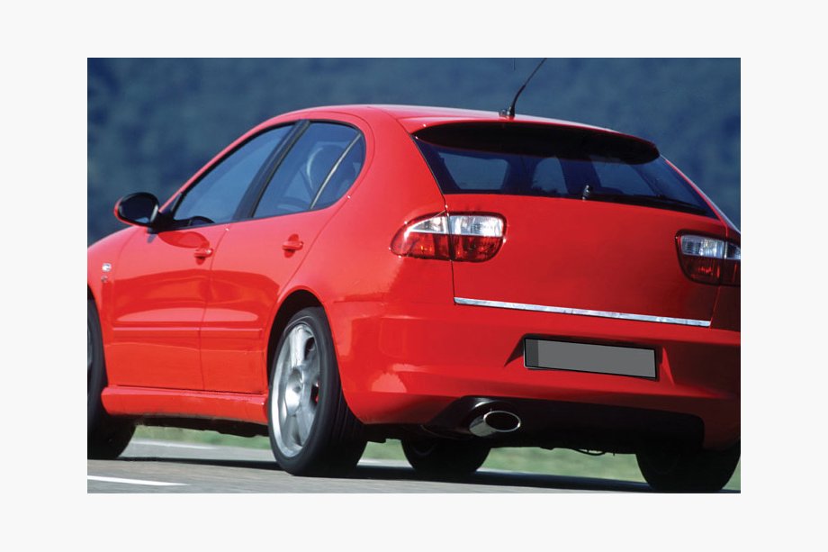 Seat Leon 2005–2012 Bagklapskantliste (rustfrit stål) Foto 1