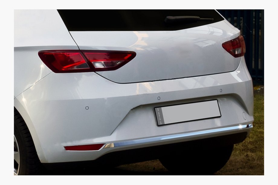 Seat Leon 2013–2020 Kofangerkantliste i rustfrit stål Image