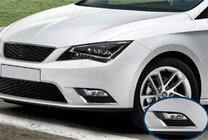 Seat Leon 2013–2020 Kromrammer til tågelygter (2 stk., rustfrit stål) foto 1