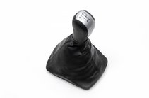 Skoda Octavia II A5 2006–2010 Gearknop og gearmanchet (grå indsats, 5-trins) foto 1
