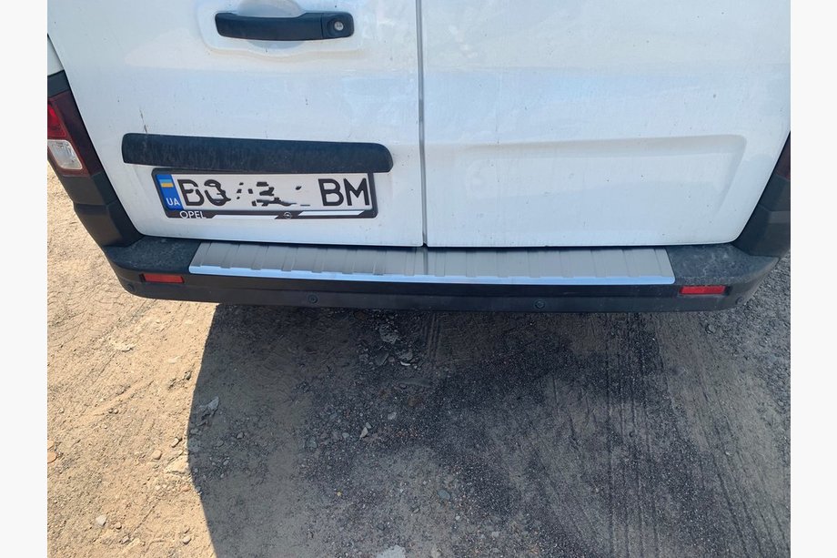 Renault Trafic 2015– Krom bagkofangerbeskytter OmsaLine (rustfrit stål) Foto 2