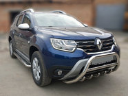 Renault Duster 2018–2024 Kængurubøjle uden skrift WT003 (rustfrit stål) foto 1