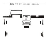 VAZ 2108-2109 1984–2011 Instrumentbordslister (lavt instrumentbord) foto 1