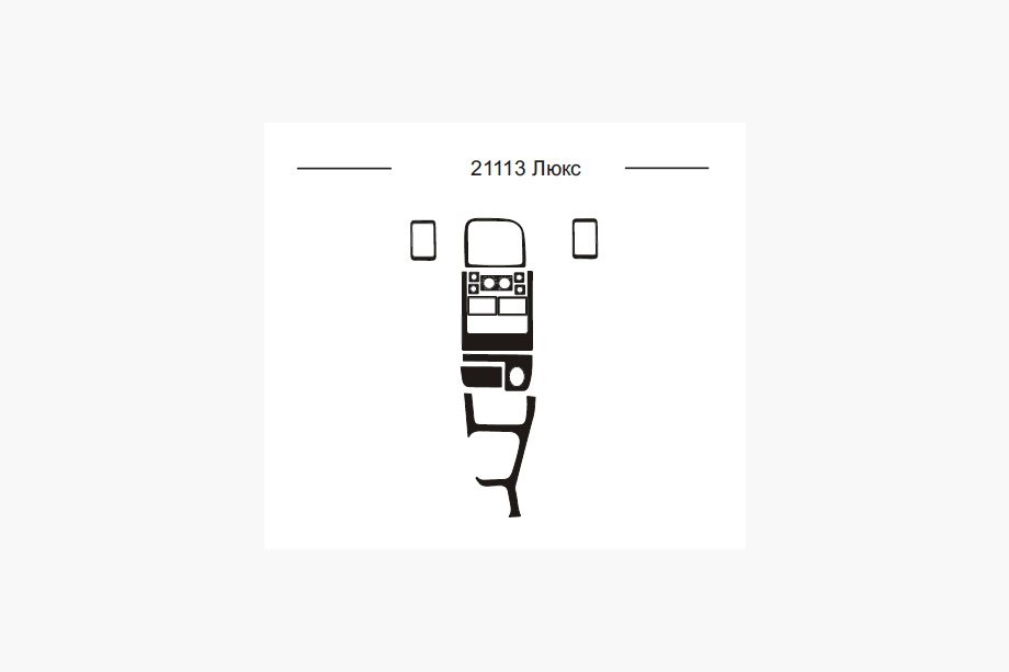 ВАЗ 2110-21115 1995–2015 Instrumentbordslister (21113) Image