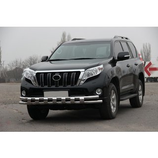 Frontbøjle ST016-2 (rustfrit stål) Toyota Land Cruiser Prado 150 2009–2023 foto 2