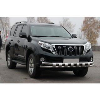 Frontbøjle ST016-2 (rustfrit stål) Toyota Land Cruiser Prado 150 2009–2023 foto 3
