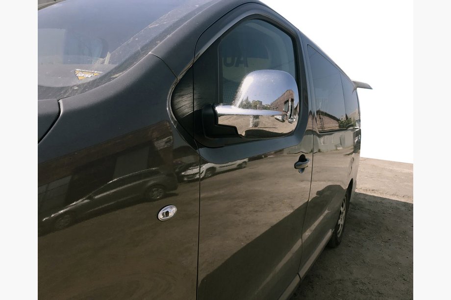 Citroen Jumpy/Dispatch 2017– Krom spejlkåber (2 stk., plast) Carmos Image